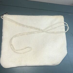 Zara Basic - Elegant Cream makeup bag or wristlet